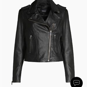 LAMARQUE Classic Black Leather Jacket